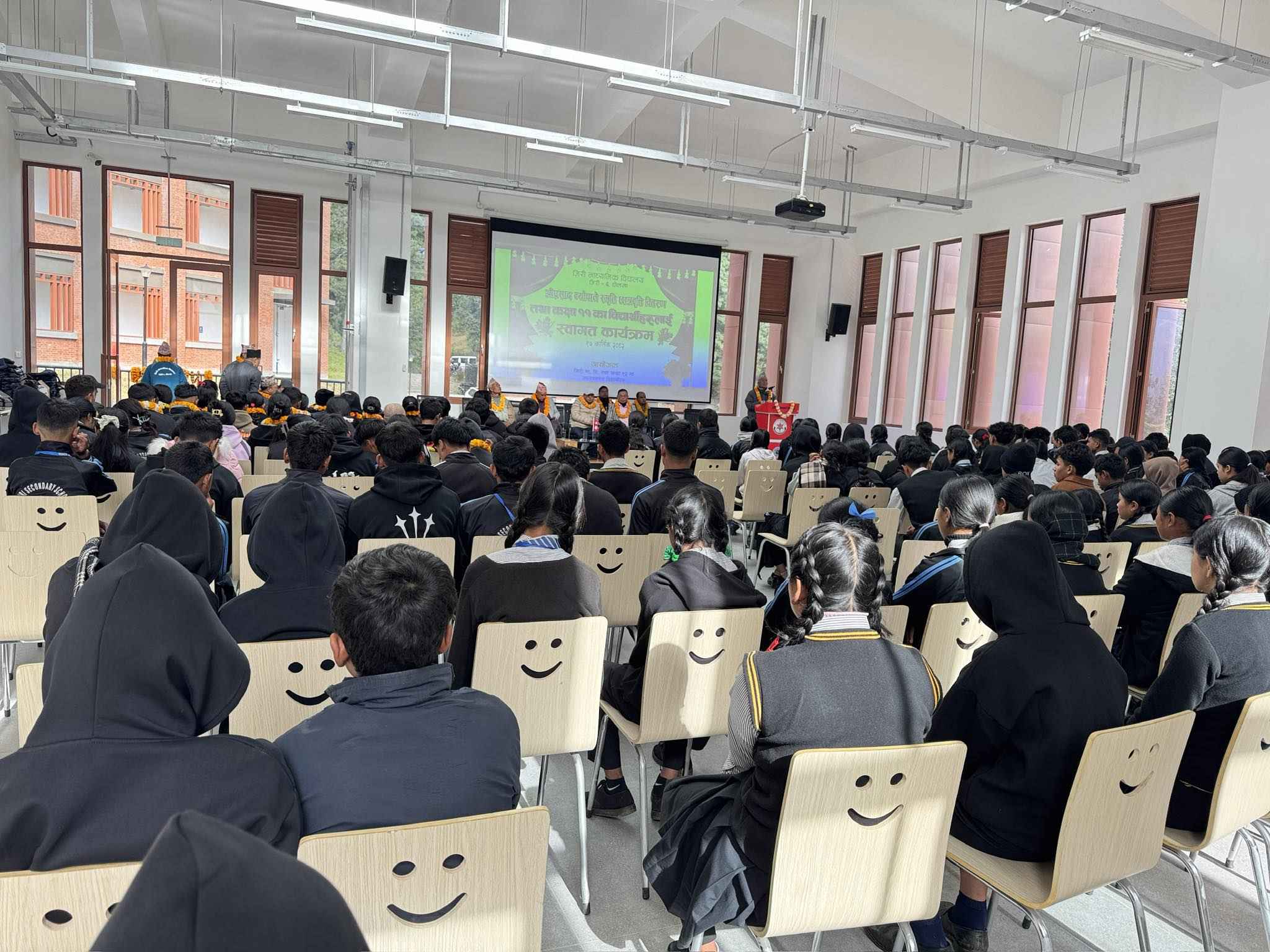 Newly arrived students of grade 11